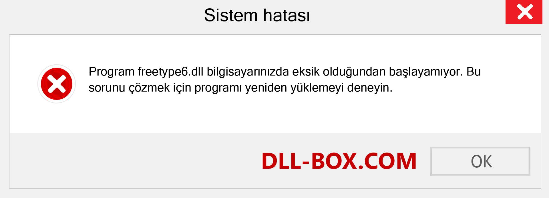 freetype6.dll dosyası eksik mi? Windows 7, 8, 10 için İndirin - Windows'ta freetype6 dll Eksik Hatasını Düzeltin, fotoğraflar, resimler